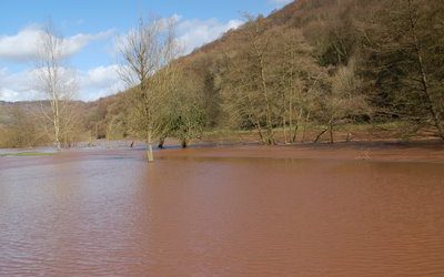 It’s been raining a bit in Wales . . .